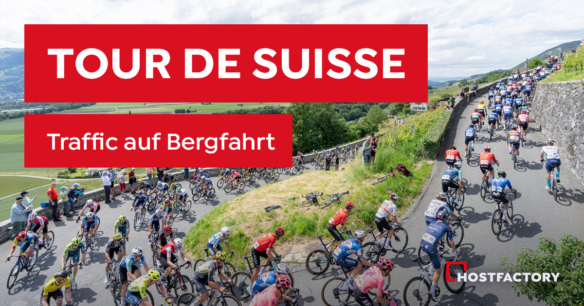 Tour de Suisse 2025: Wenn Website-Traffic Höhenmeter erklimmt