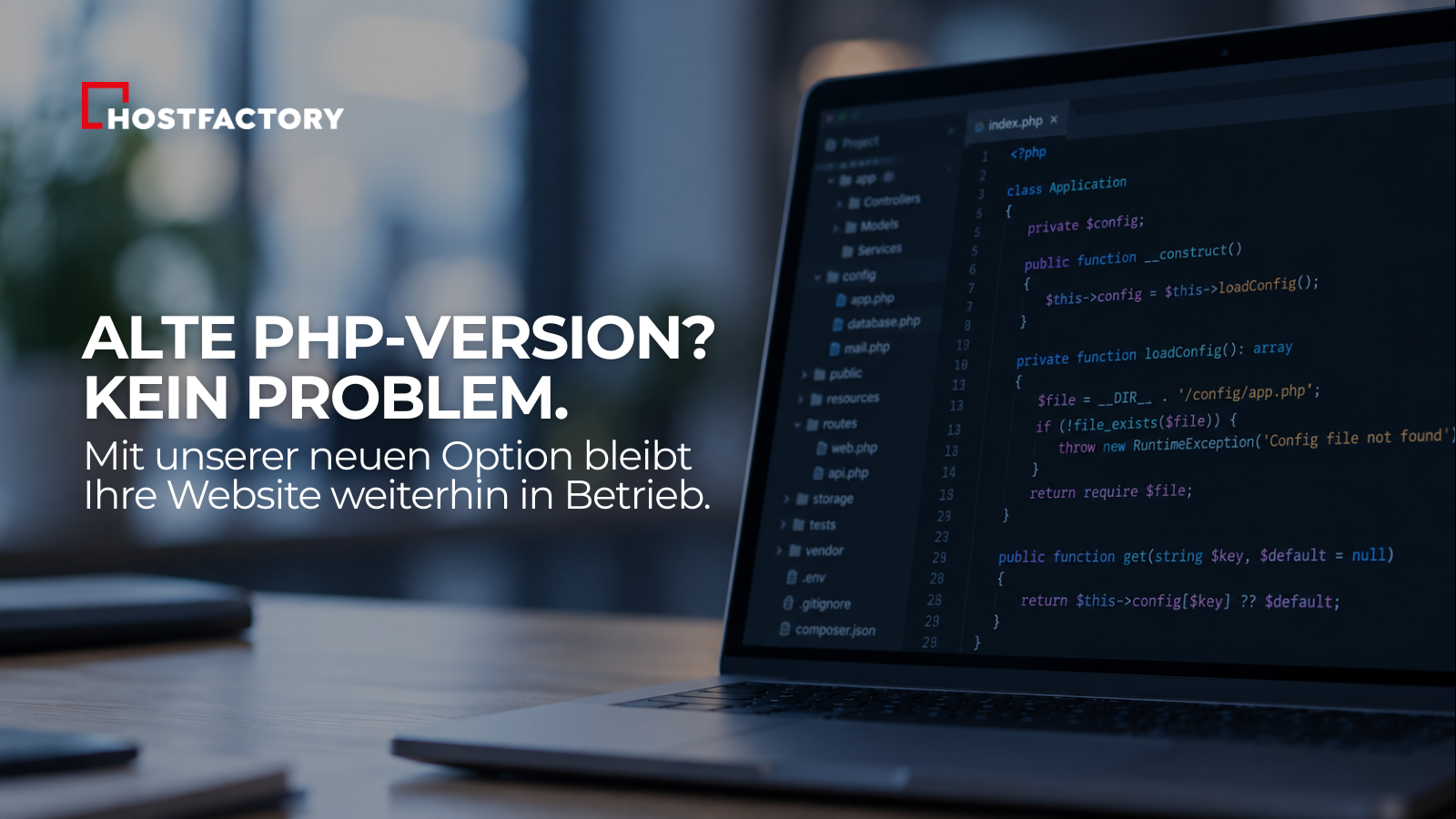 PHP-Version veraltet? Mit HOSTFACTORY® LegacyPHP sicher weiterbetreiben